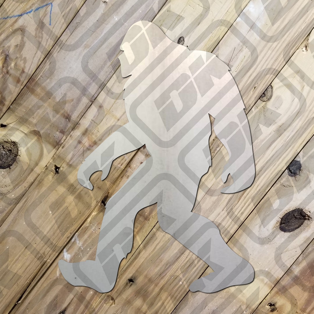 BIGFOOT Metal Sign SASQUATCH Metal Plate Metal Decal Etsy