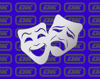 Cinema Comedy and Tragedy ** Metal Sign **