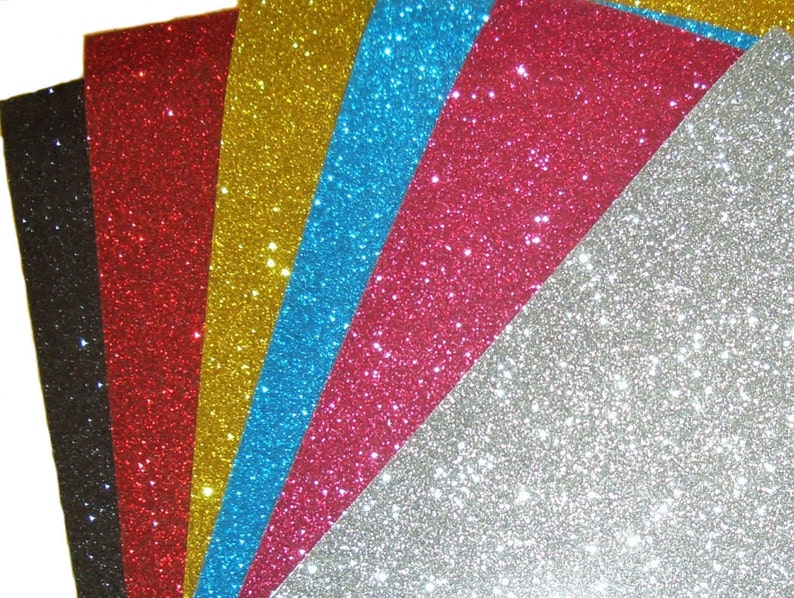 Iron on glittery flex sheet large size