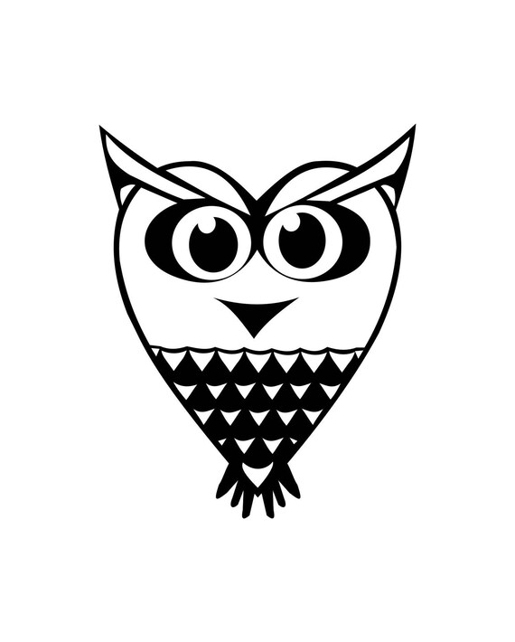 Iron On Fabric Appliqués Neon Owls