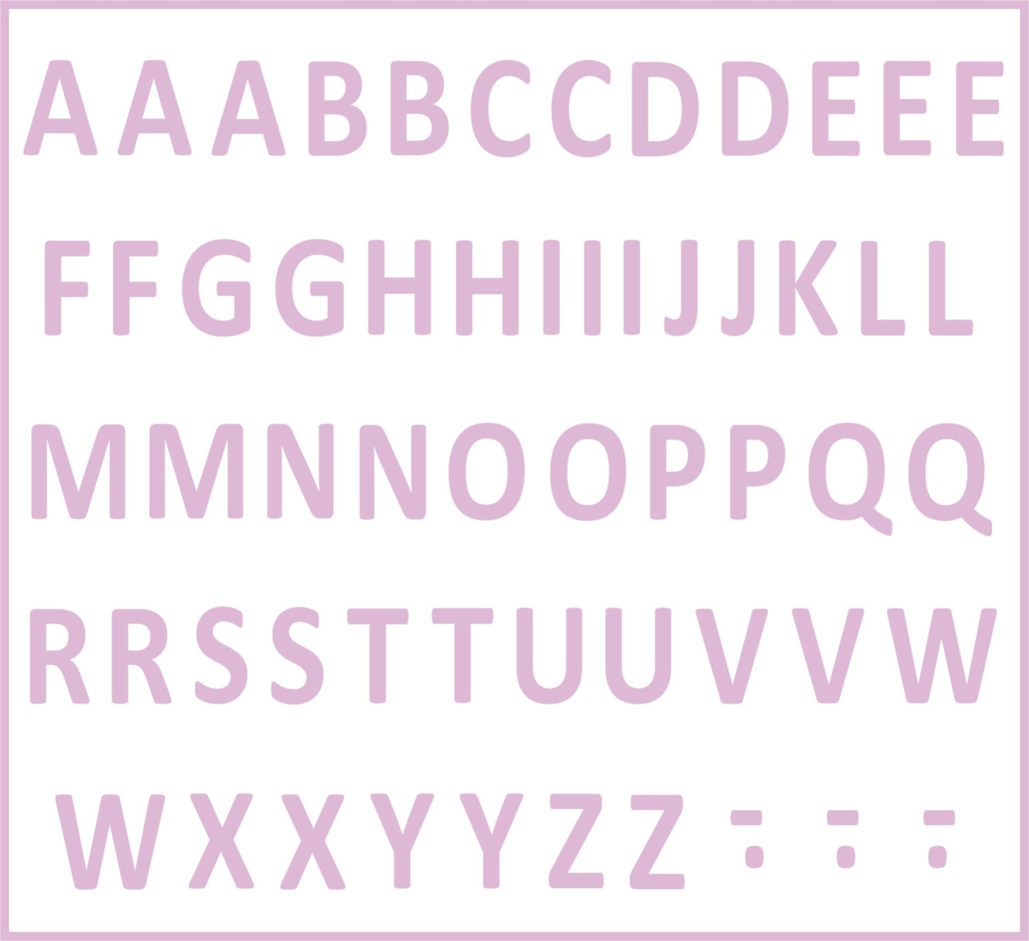Iron-on Alphabet - Etsy
