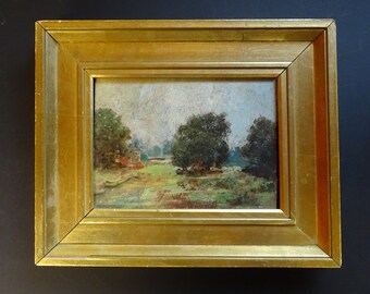 Roger Hampson (1925-1996) original oil painting art English Northern School listed artist English landscape framed signed art wall decor