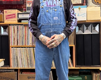 Deadstock Pointer Hickory Denim Work Overalls Railroad Carpenter