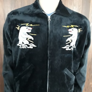 Alaska, America's Last Frontier Unisex Black Velvet Souvenir