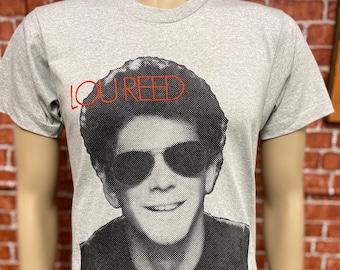 Vintage 80s Lou Reed Animal Album T-Shirt, Gray, Large