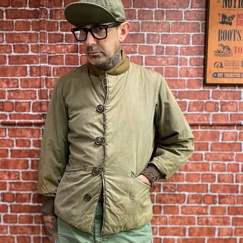 1940's WWII M-43 Pile Deck Jacket USN 