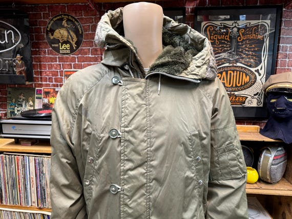 80'S US military genuine N-3B military flight jacket made in