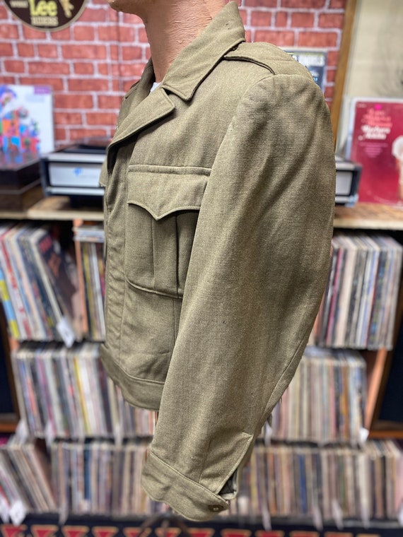 50's US Army Ike battledress uniform wool jacket … - image 4