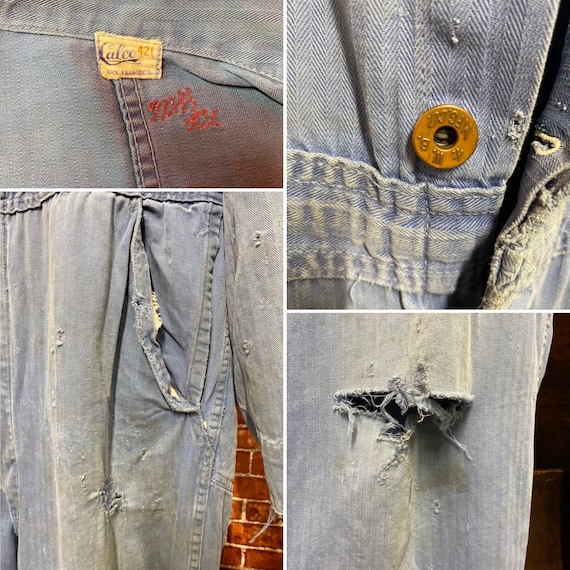 50's 60's K.W.B. MFG CO. Calco San Francisco Blue Outfit Long