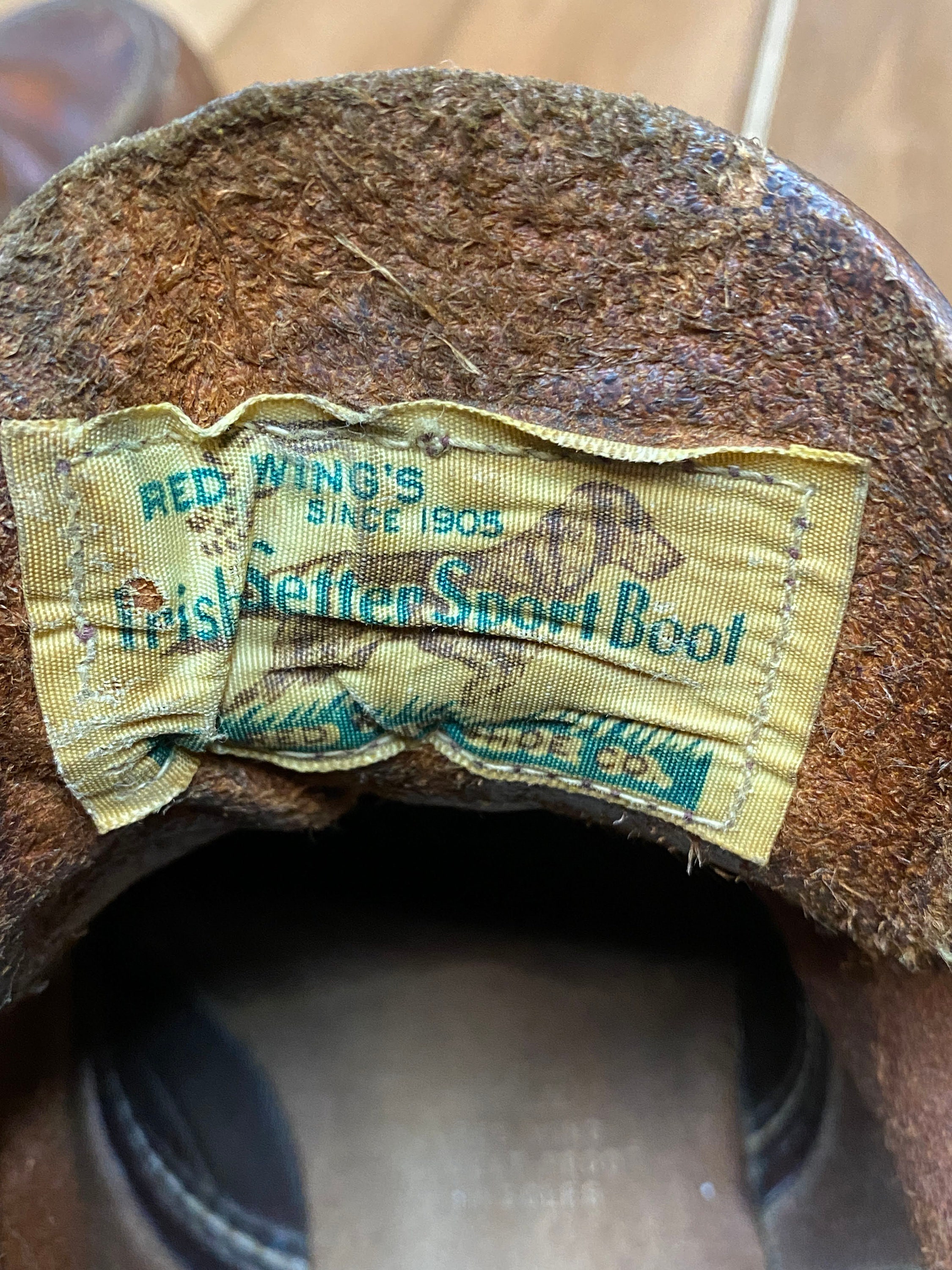 VTG Red Wing Irish Setter Sport Boot Moc Toe Brown Work Boots Size