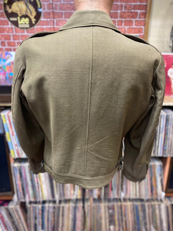 50's US Army Ike battledress uniform wool jacket … - image 8