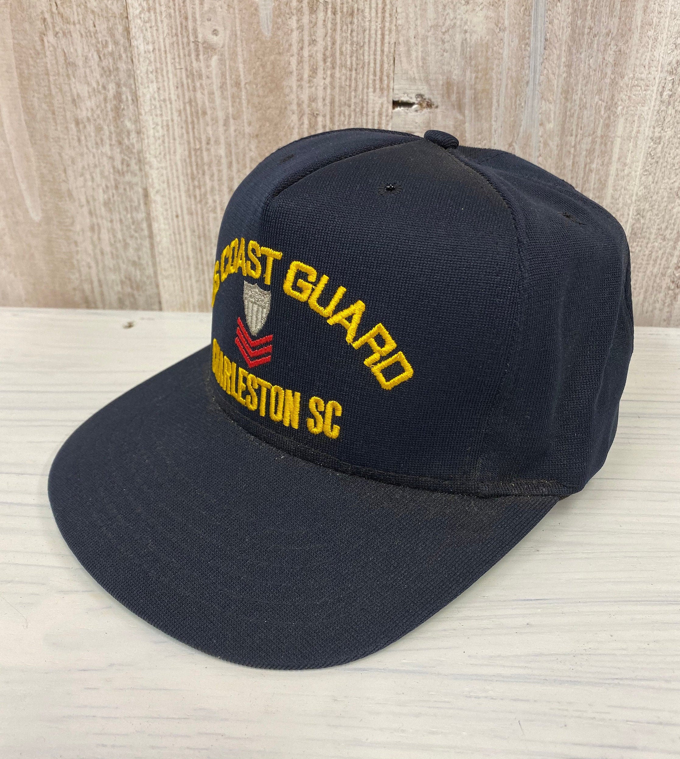 Navy Blue U.S. Coast Guard MSO Charleston SC Hat Baseball Cap
