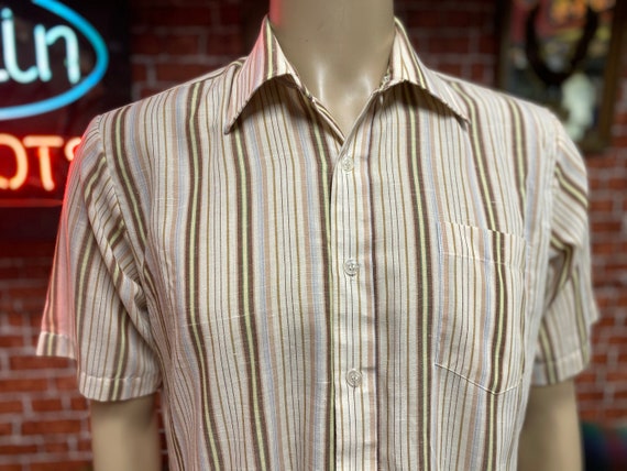 Brass Eagle Clothing Co. Striped Button 