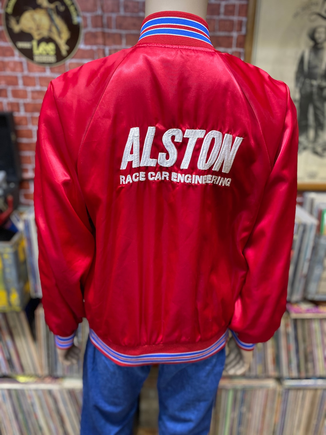 Alston Race Car Engineering Stan Goldstein Personal Red Satin Etsy