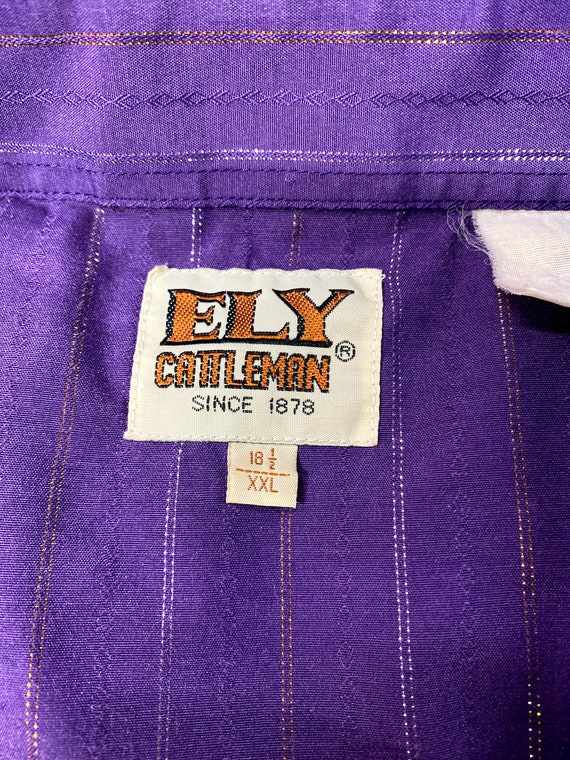 Ely Cattleman western cowboy ranch rodeo purple s… - image 9