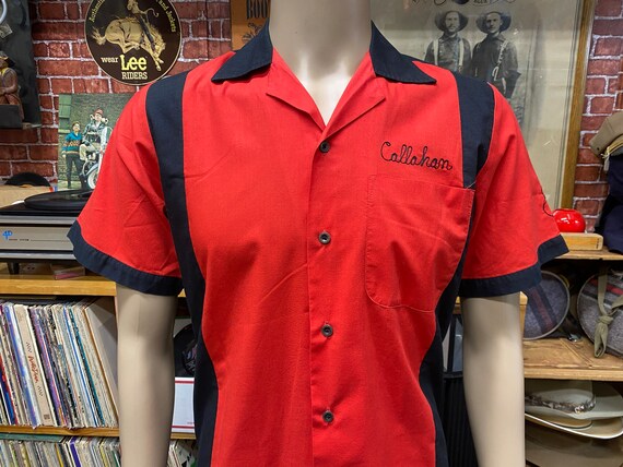 Cruisin Red and Black Bowling Shirt Size Small Made in U.S.A. - Etsy