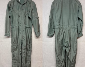 CWU-27/P Sage Green Utility Mechanic Flyers Summer Coveralls Jump