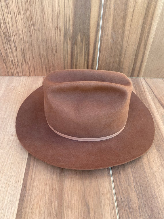 Vtg Gold Label Fine Hats Open Road cowboy cattlem… - image 6