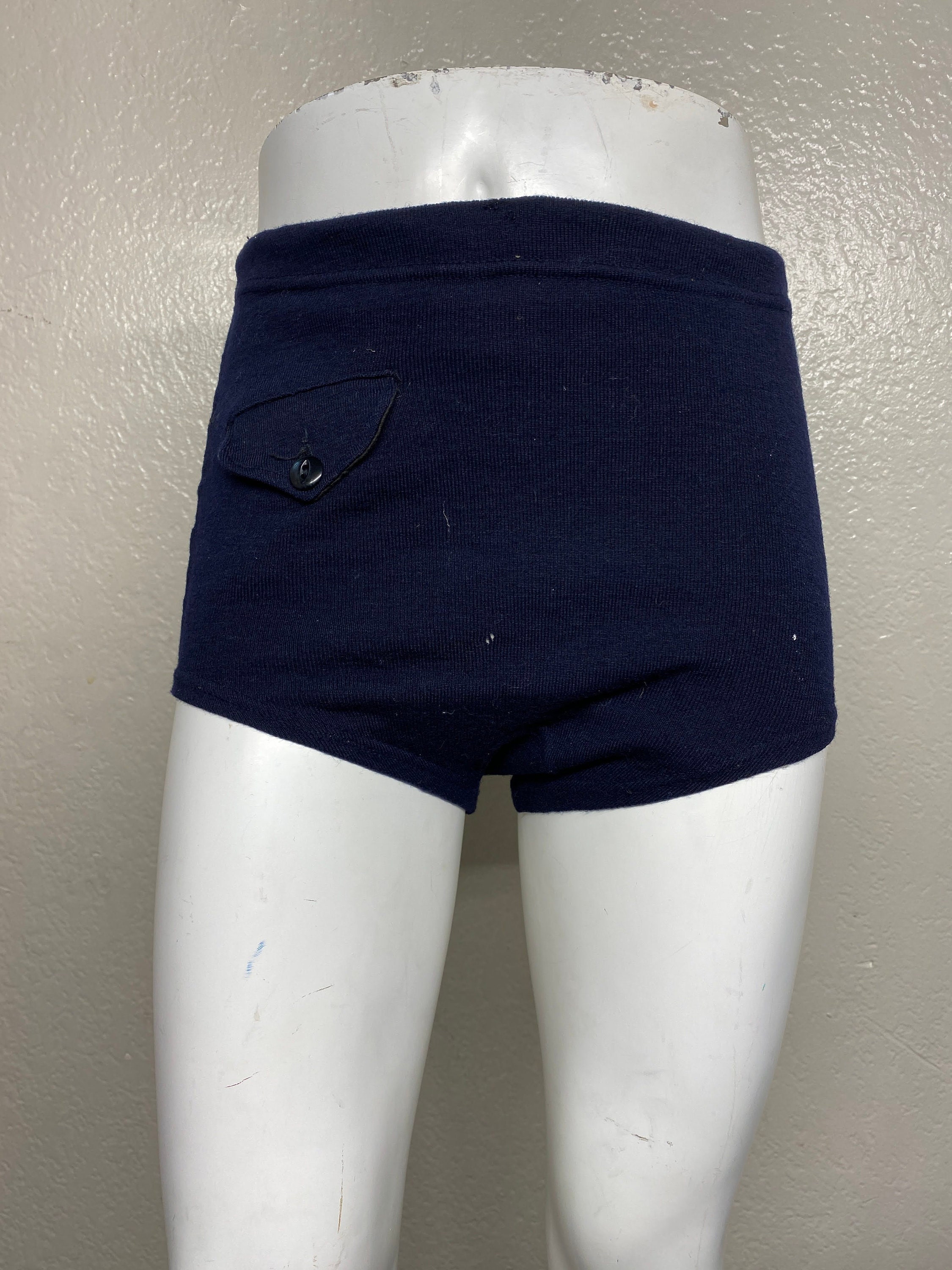 WWII USN Blue Trunks Swim Wool Pants Size 30 Made in U.S.A. - Etsy