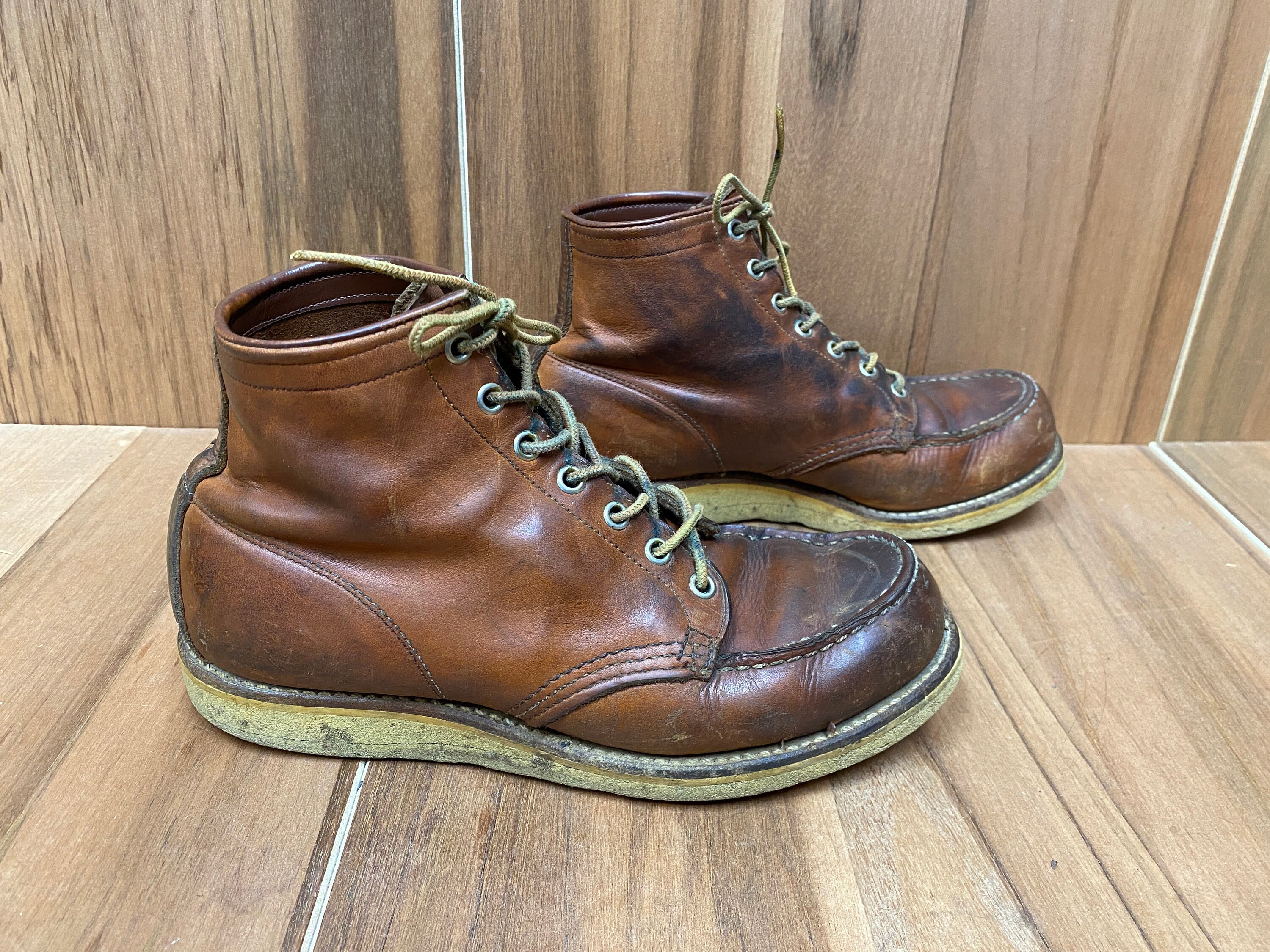 VTG Red Wing Irish Setter Sport Boot Moc Toe Brown Work  display picture 2