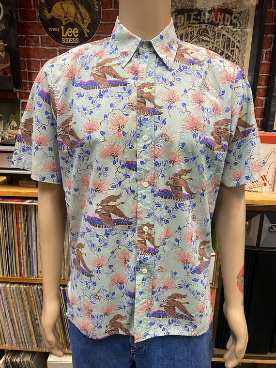 Reyn Spooner Hawaiian men's cotton shirt size M m… - image 4