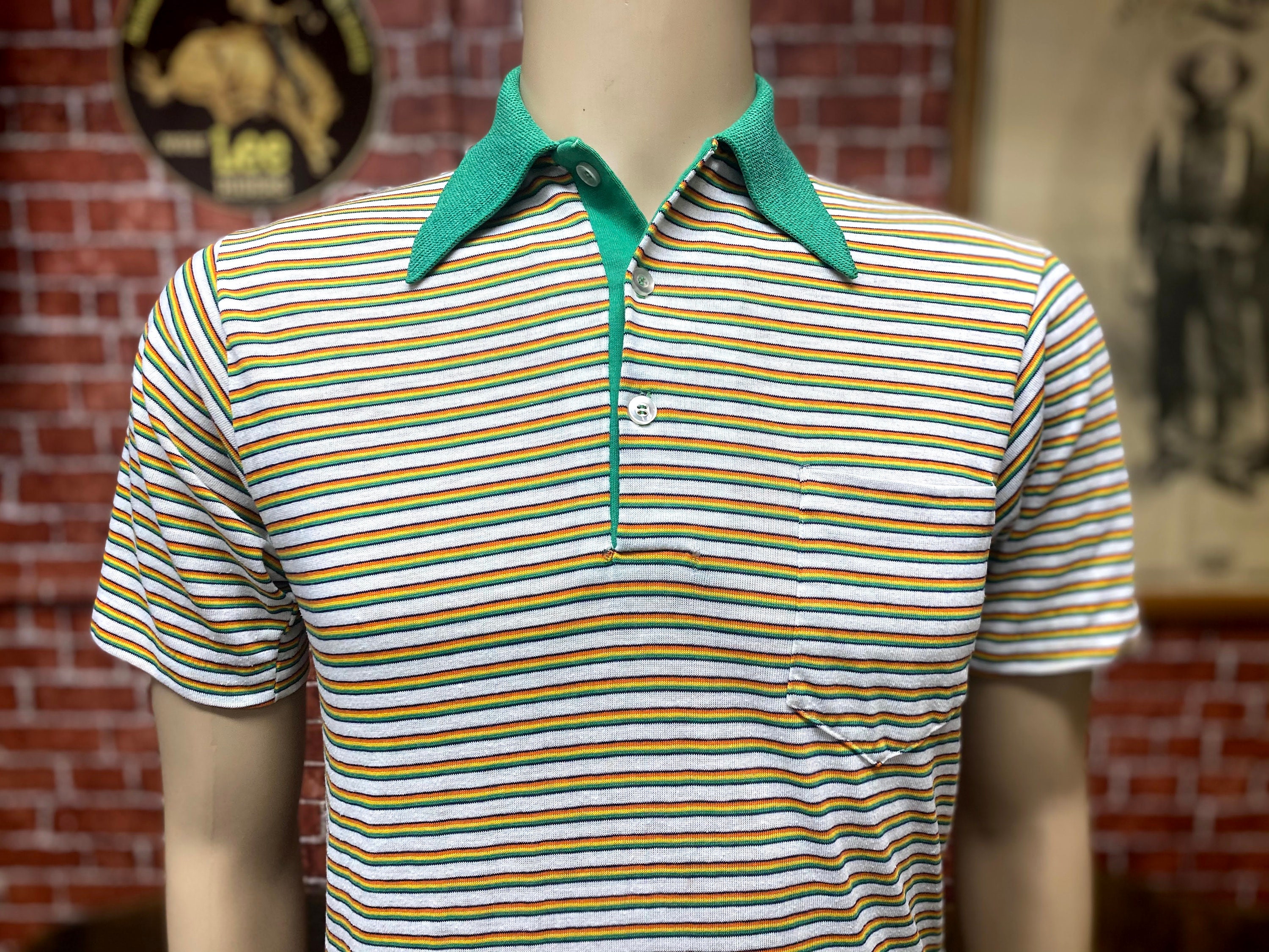 Fashion Striped Knit Shirt 