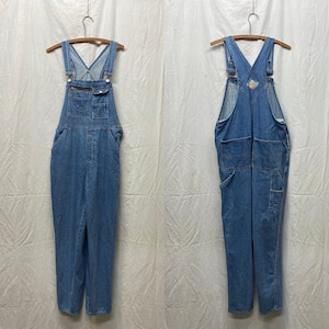 London London Denim overalls work carpenter worker rancher farmer size medium.
