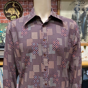 70&#39;s Mother&#39;s Threads men&#39;s cotton shirt long sleeve size large.