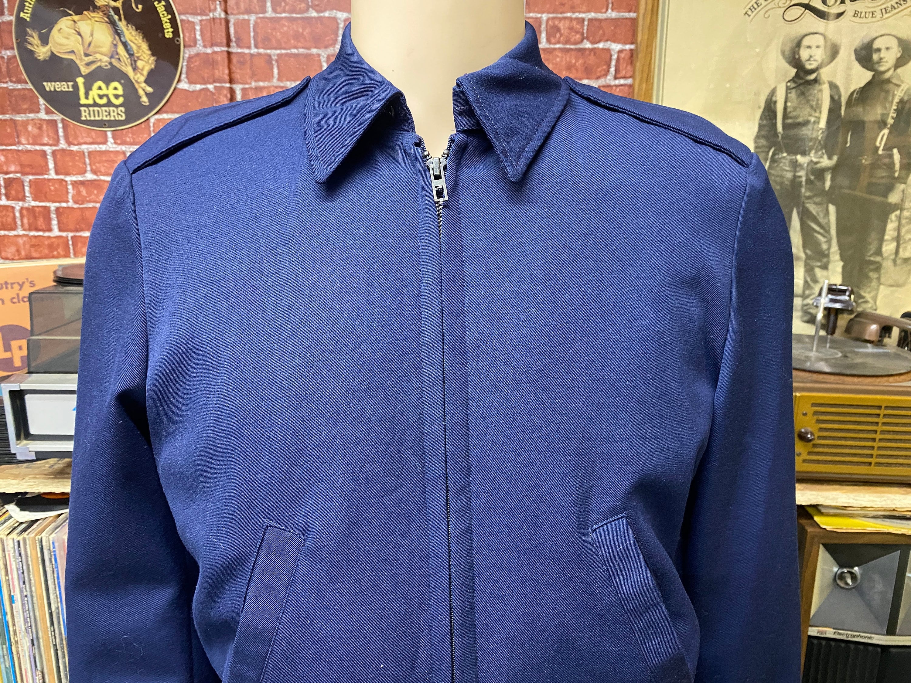 USAF Blue Windbreaker Utility Work Full Lined Jacket Size 36 USAF Blue Windbreaker Utility Work Full Lined Jacket Size 36