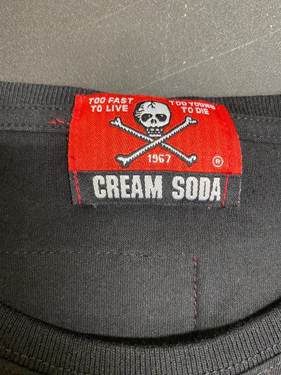 Cream Soda Modern Rockabilly black t-shirt soft c… - image 9