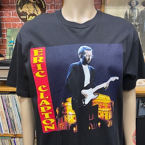 1994 Eric Clapton Portrait Tee Vintage 1990s Hanes Heavyweight  