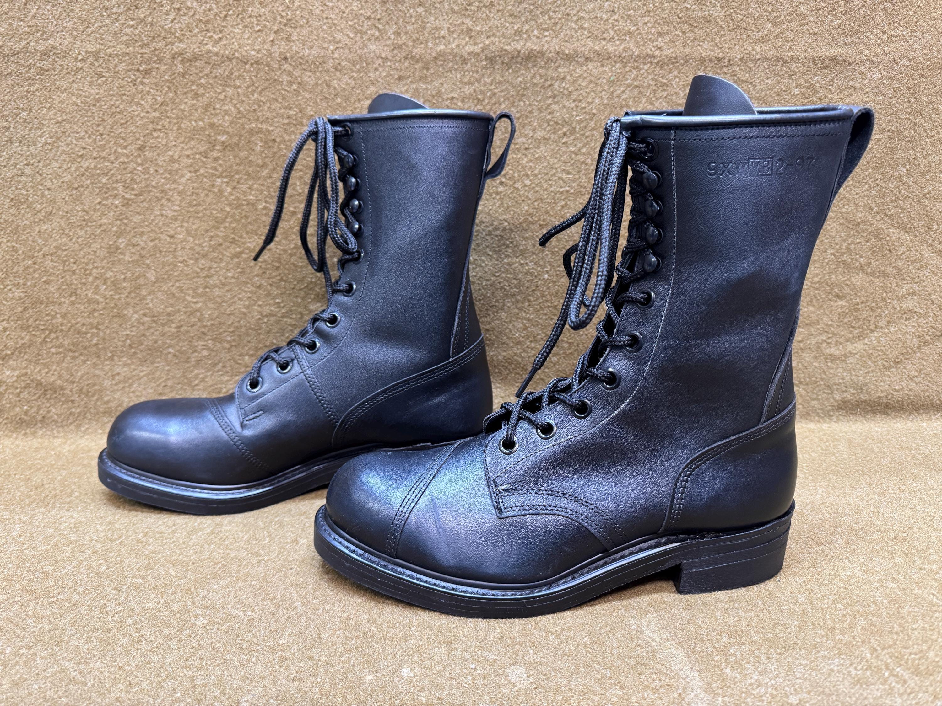 Vtg 90's UNWORN Combat Jump Utility Army Service Steel Toe Boots
