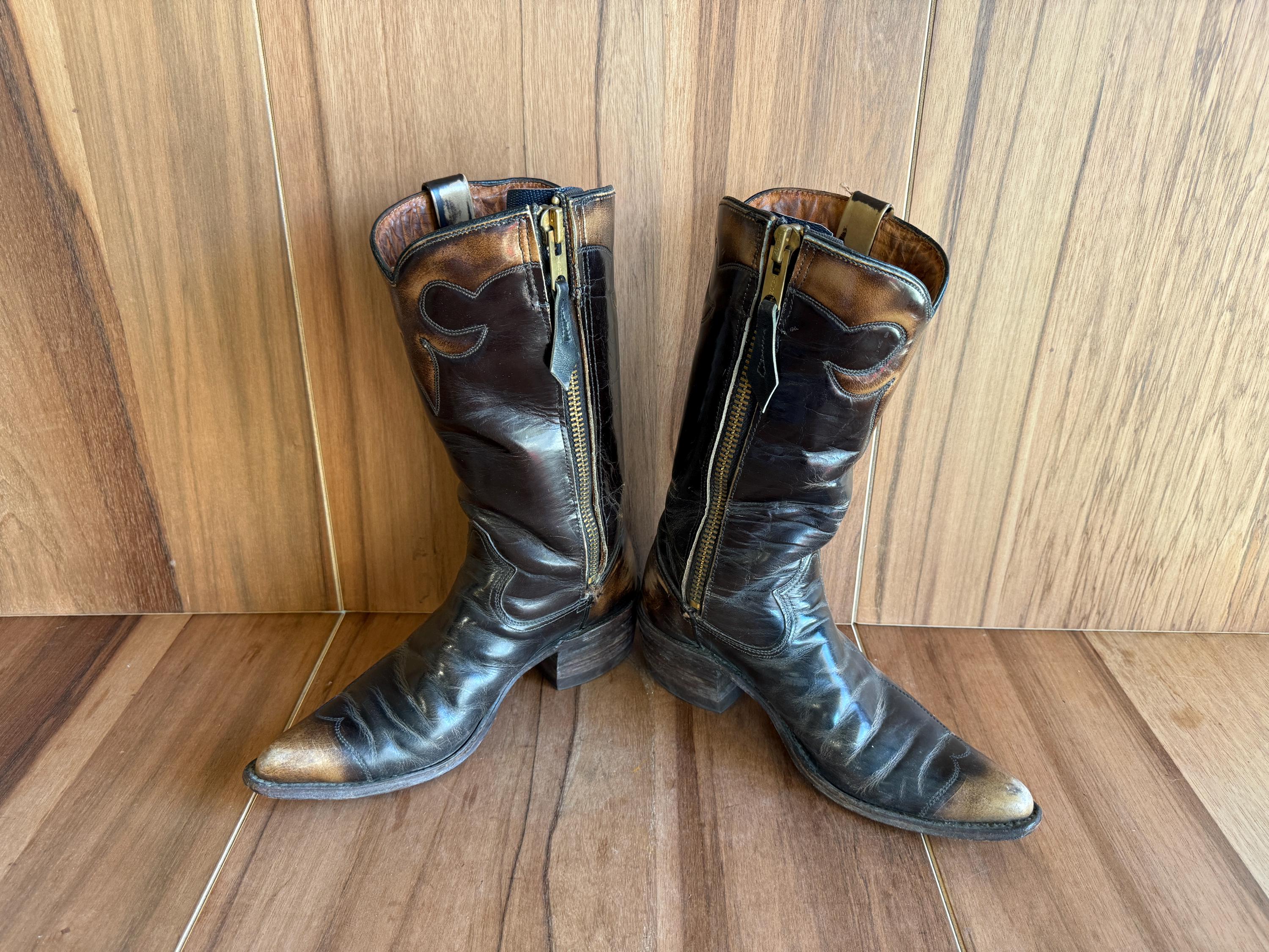 Custom Justin Boots Etsy