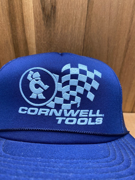 Cornwell Tools blue trucker baseball hat snapback… - image 3