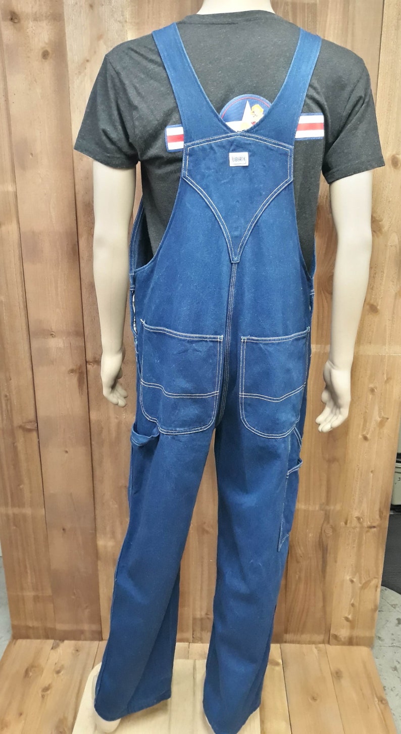 Liberty Denim Work Overalls Carpenter Worker Farmer Ranch Size Etsy