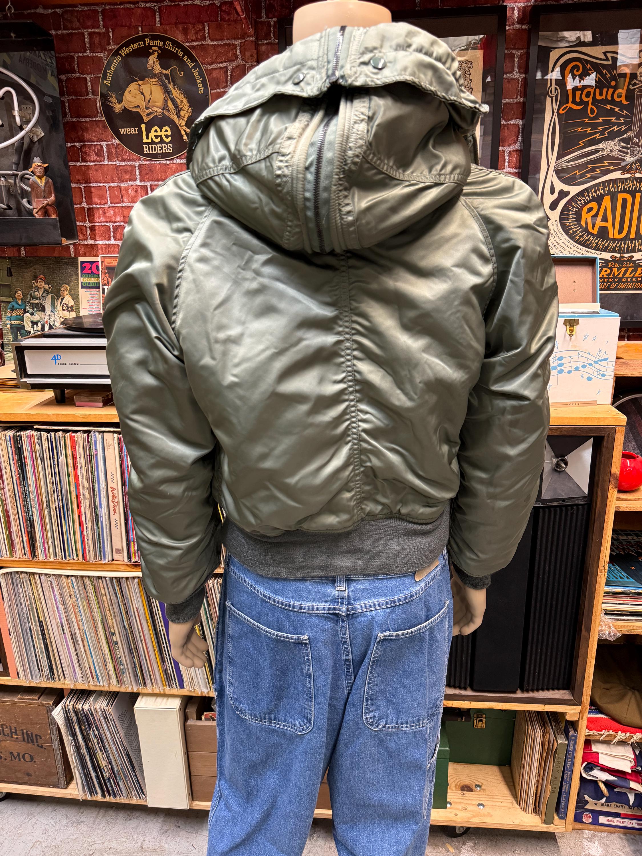 80's Parka Type N-2B Attached Hood Extreme Cold Weather 80's Parka Type N-2B Attached Hood Extreme Cold Weather