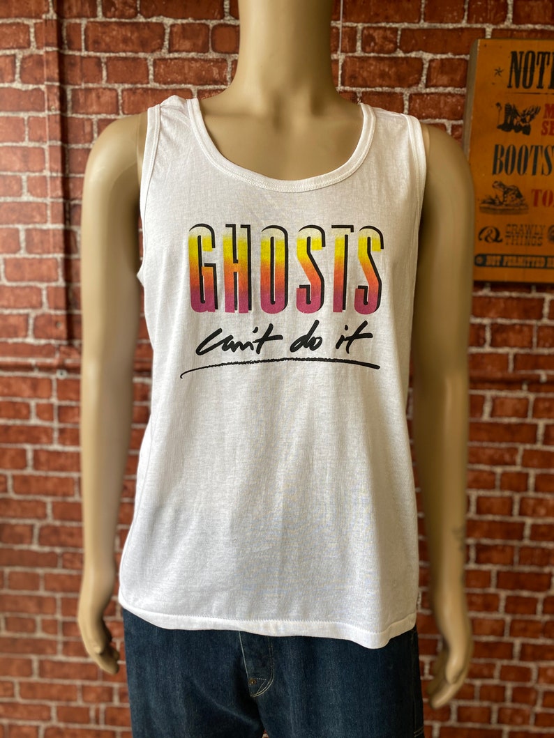 80/'s Ghosts can/'t do it Bo Derek movie tant top size large made in Usa.