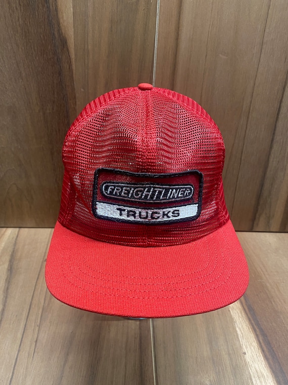 Freightliner Trucks red trucker baseball hat snapb