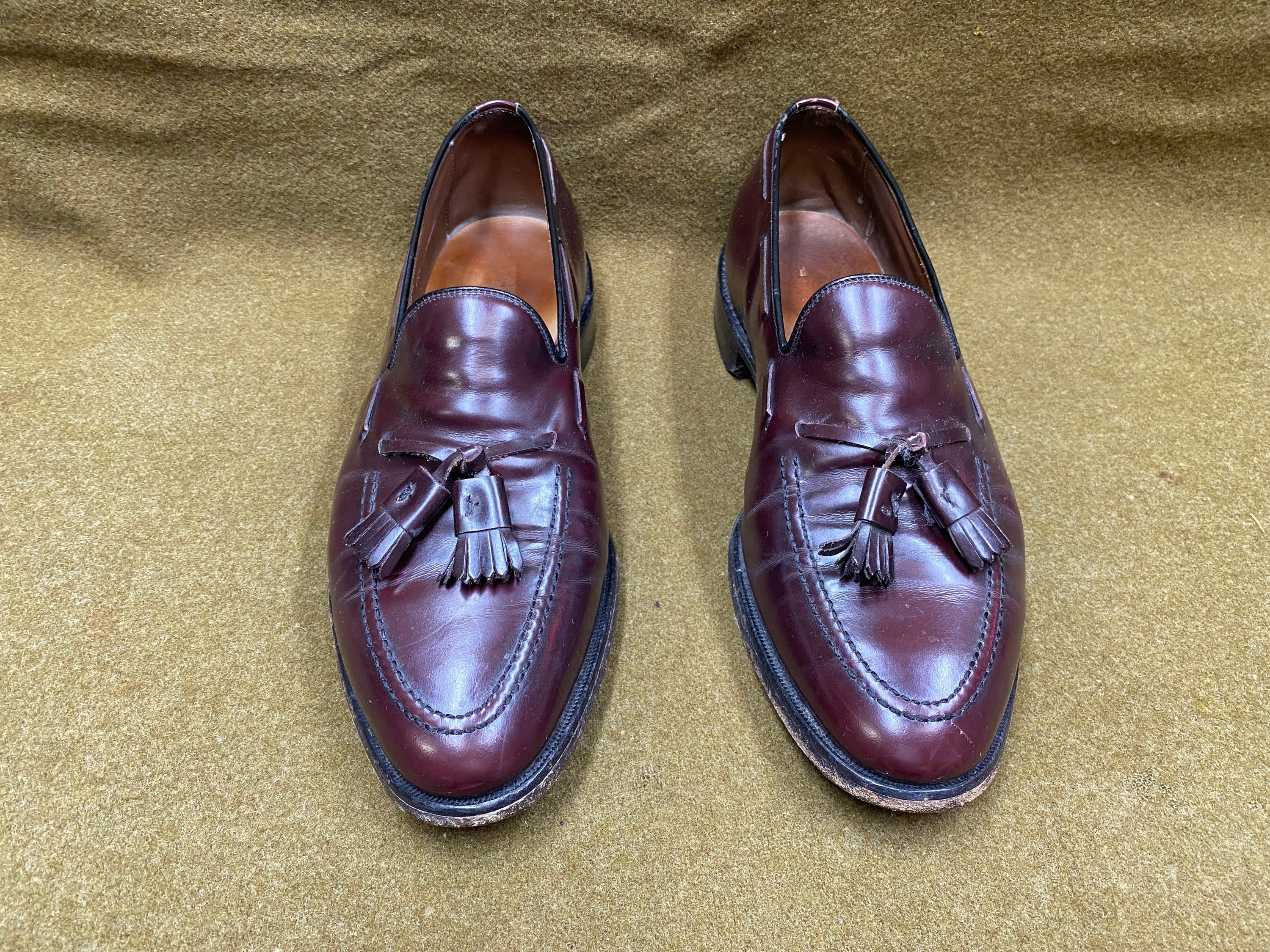 Allen Edmonds Grayson Tassel Penny Loafers Shoes Style #8297