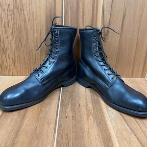 70's NOS Addison Shoe Co. Combat Jump Utility Army Boots Steel Toe