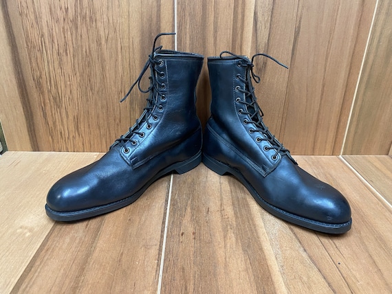70's NOS Addison Shoe Co. Combat Jump Utility Army Boots Steel Toe
