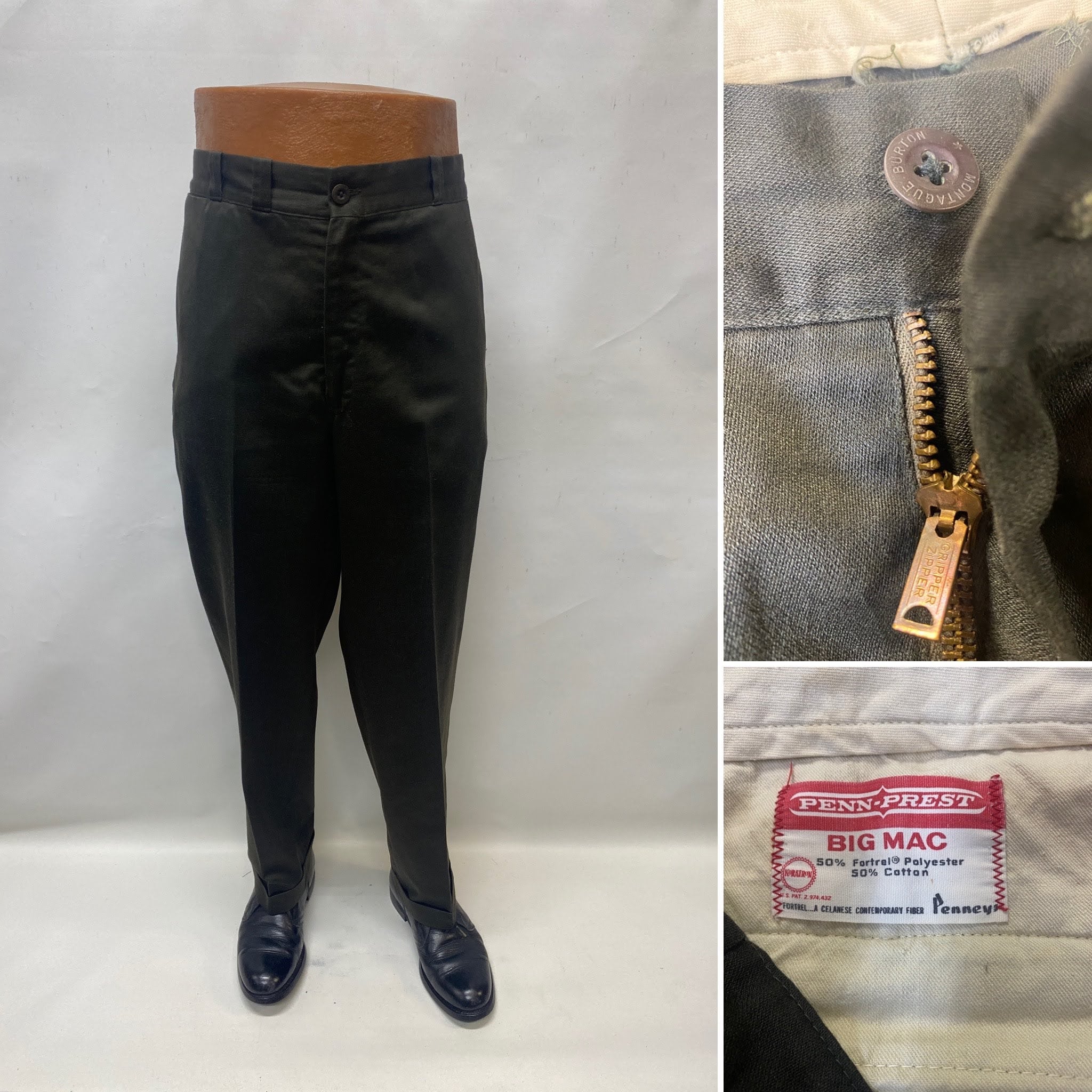60s PENNEY’S BIGMAC Work Pants Big Mac Work Pants: Ballyhoovintage.com