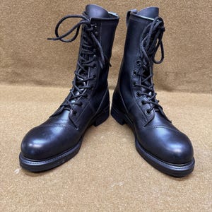 Vintage 80s Us Military Combat Boots Black - Etsy