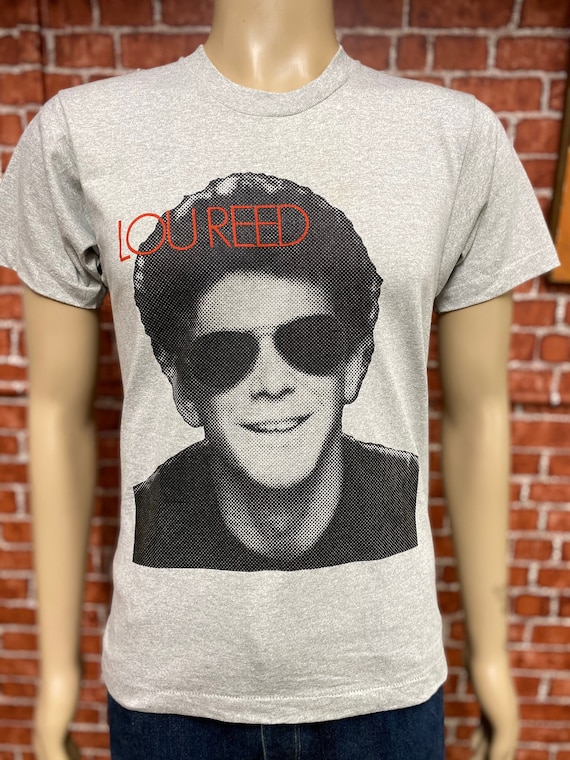 Vintage 80s Lou Reed Animal Album T-shirt, Gray, Large - Etsy