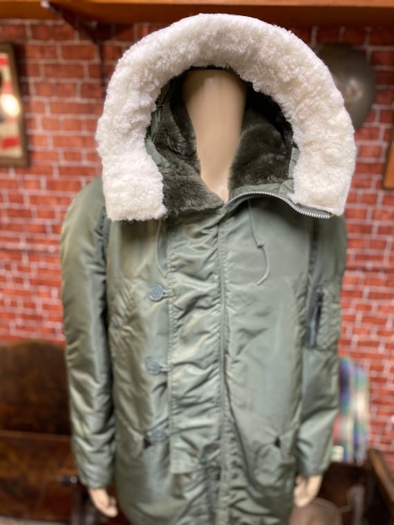 Alpha Industries Extreme Cold Weather Green Parka Type N-3B - Etsy