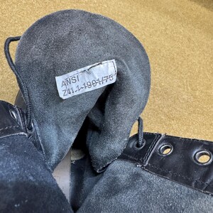 Vtg Combat Jump Utility Army Service Steel Toe Boots Size 10 1/2 W Made ...