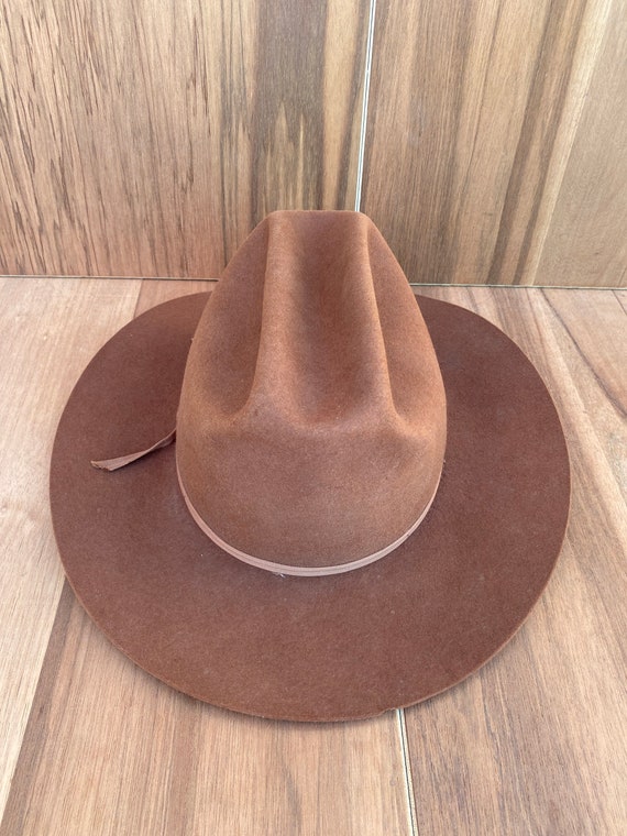Vtg Gold Label Fine Hats Open Road cowboy cattlem… - image 8
