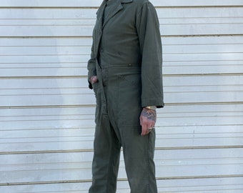 U.S. Army Olive Green Coveralls Type I Utility Mechanic