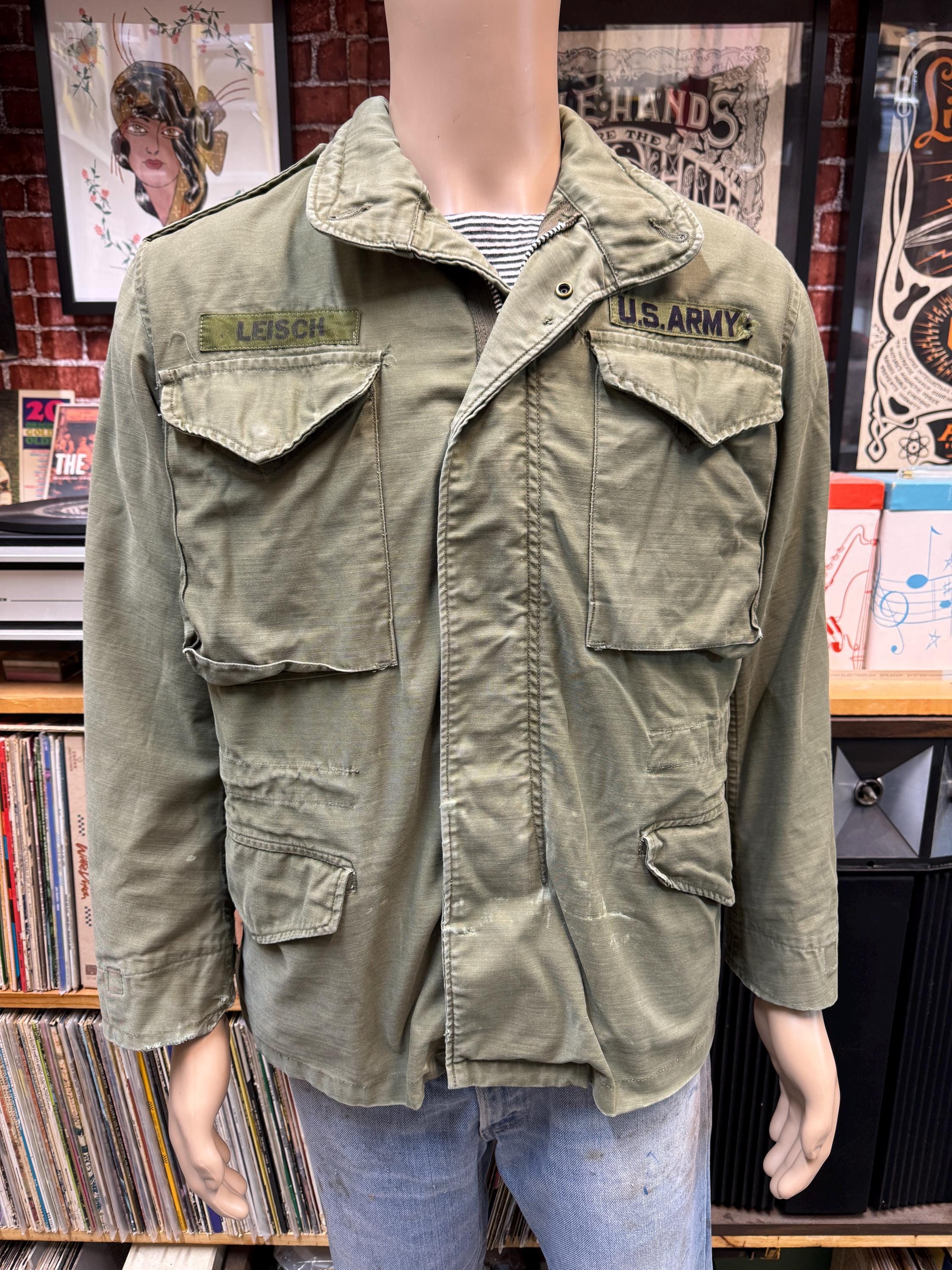 60's M-65 U.S. Army Field Jacket Cold Weather Fatigue Utility
