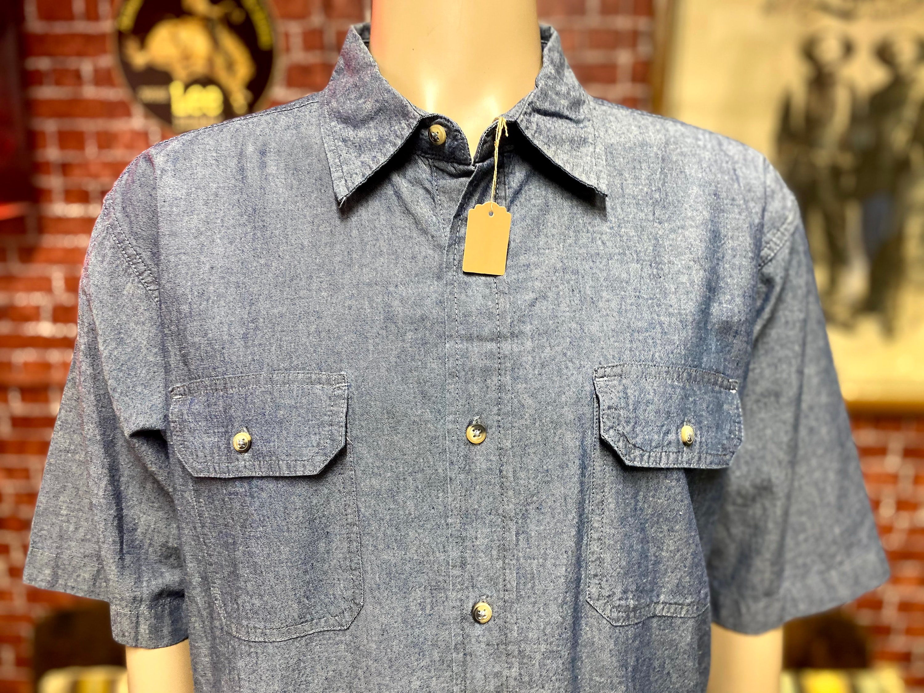 Wrangler Western Ranch Blue Chambray 